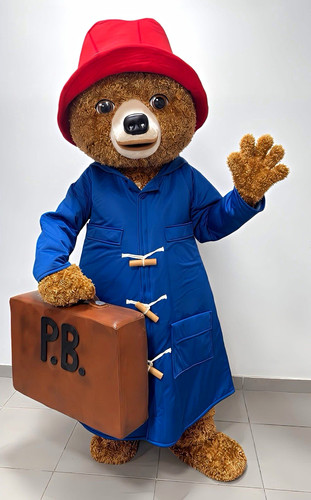 Paddington bear adult mascot - paddington,