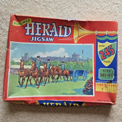 Vintage philmar herald jigsaw - vintage,