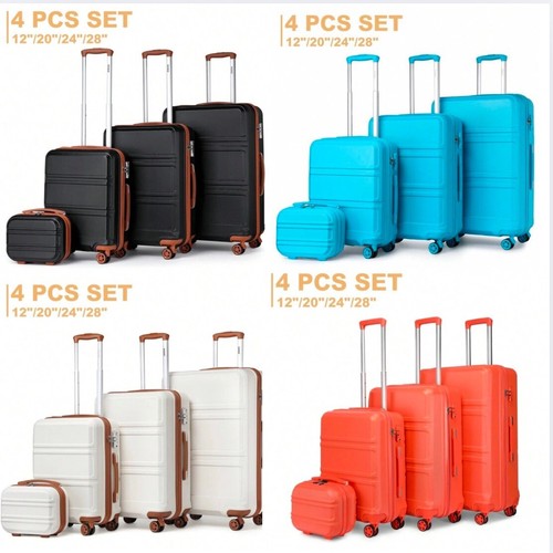 4pcs hard shell abs - hard,