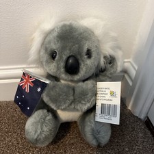 Koala Plushie Grab A Jumbuck Koala W/BABY&FLAG WITH TAGS