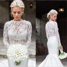 Long sleeve wedding - long,