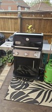 Weber Spirit E325 Gas BBQ With Empty Gas Bottle And Cover