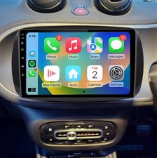 DAB+ CarPlay For Smart Forfour Fortwo 453 Android 14.0 Car Stereo Radio GPS NAVI