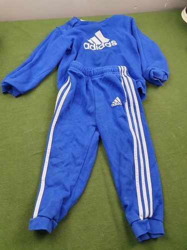 Adidas blue tracksuit size - blue,