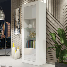 Modern White Display Cabinet |