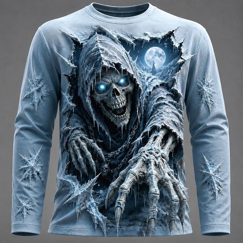 Mens halloween skull print - mens, 3d