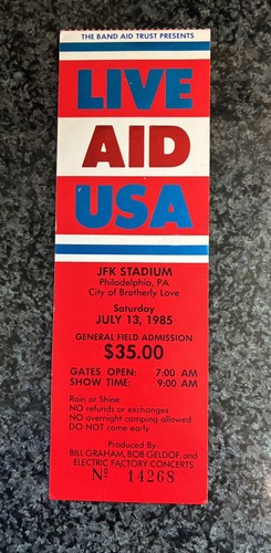 Live aid usa - aid, jfk