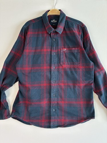 Hollister mens flannel shirt - hollister,