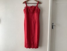 coast strappy red dress with