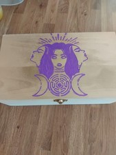 Hekate Altar Box Hand Painted