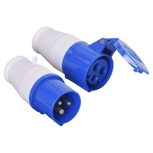 Mains hook site pin plug - up,