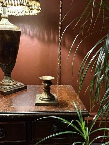 Antique brass flat - , platform