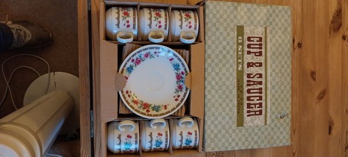 Boxed set china coffee - 6,