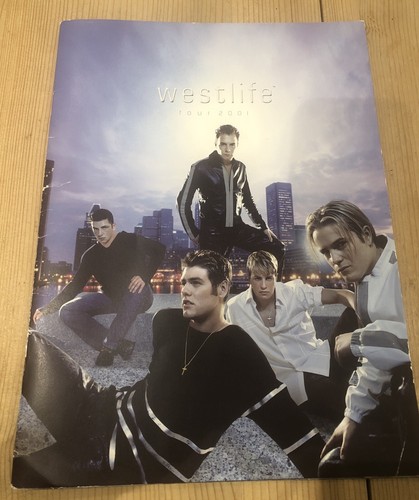 Westlife tour 2001 programme - tour,