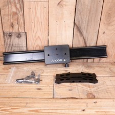 Andoer Camera Video Slider Dolly 40cm Track Rail - No Attachment Screw