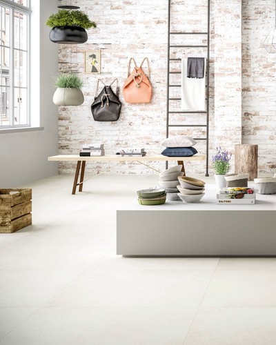 Italian white matt porcelain - italian,