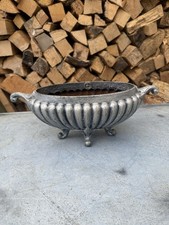 Antique French Cast Iron Urn Planter Jardiniere