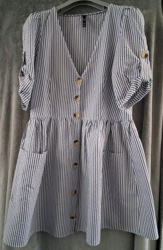 Zara women blue white - women's, blue/white
