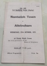 Nantwich Town V Altrincham
