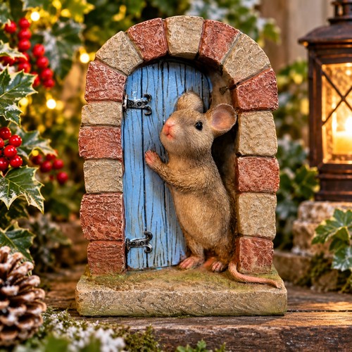 Mouse fairy door garden - door,