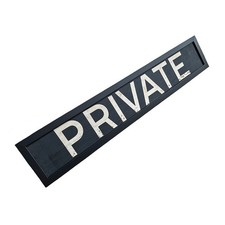 Framed Original Bus Blind