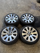 4x VAUXHALL INSIGNIA ELITE SILVER 19" ALLOYS 19x6.5 ET45 13354428 245/40/19