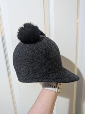 Zara Kids Hat With Pompom Grey