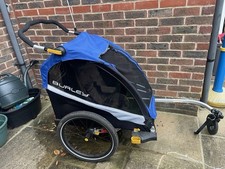 Burley Child Bike Trailer / Stroller - D'Lite X Single Seat - Aqua Blue