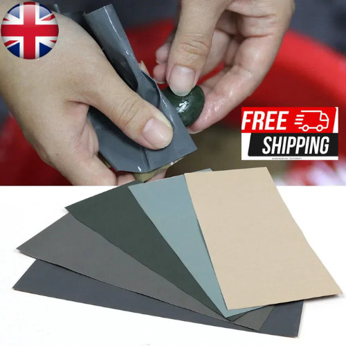 Wet and dry sandpaper - and,
