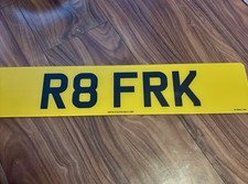 Private Plate R8 FRK Cherished