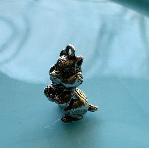 Vintage sterling silver chip - silver,