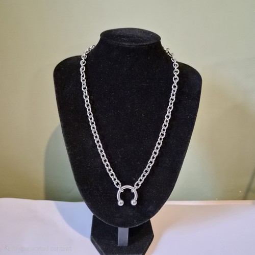 Chunky silver chain - silver,