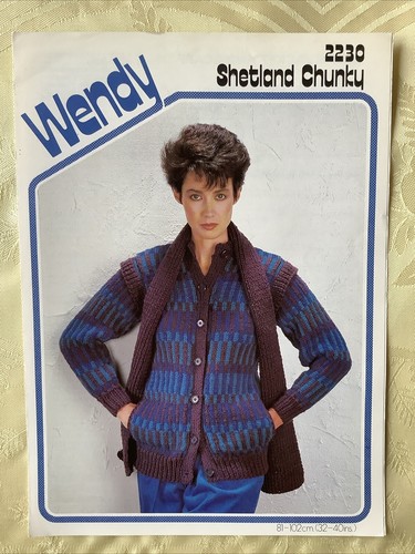 Wendy pattern 2230 shetland - wendy,