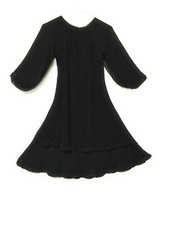 KIDS GIRLS BLACK ABAYA |