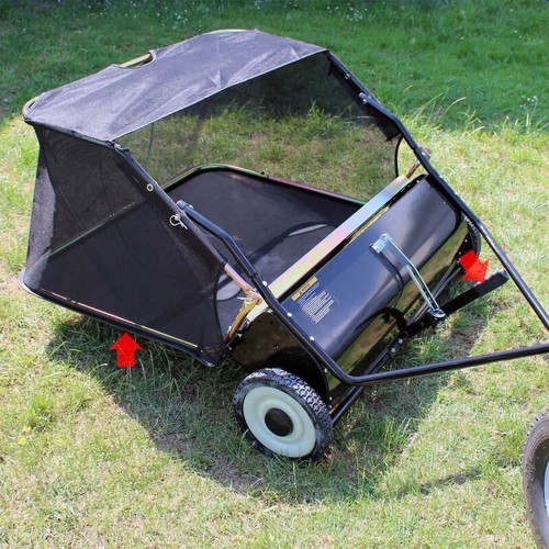Lawn sweeper 120cm working - |,