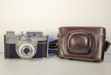 Vintage Bencini Koroll 24 S 120 film camera with Case - 1950s Vintage