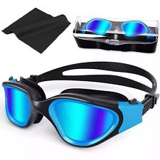 Mirror Clear Anti-UV400 Swimming Goggles Anti-Fog Swim Glasses For Men Women UK