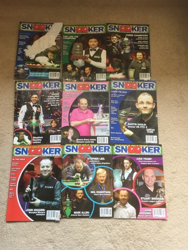 2012 snooker scene magazines - snooker,