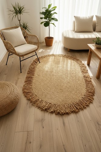 Handmade natural jute - natural,