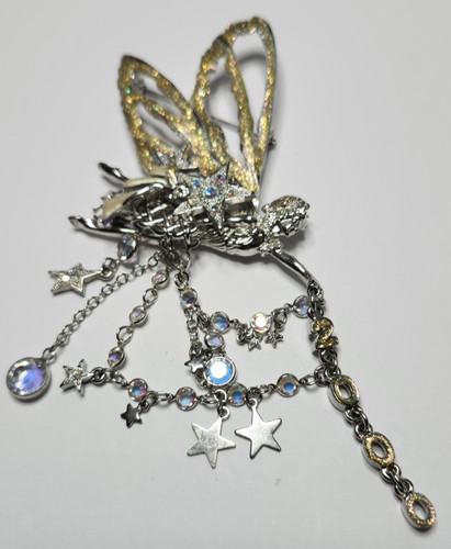 Vtg kirks folly - fairy, brooch