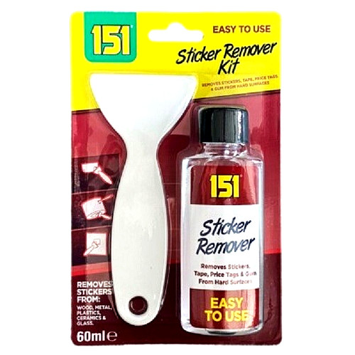 151 sticker remover kit - remover,