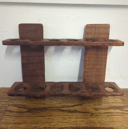 Vintage maxim wooden pipe rack - vintage,