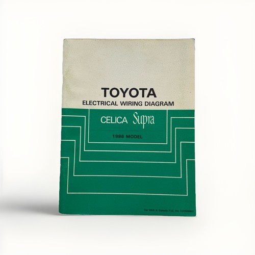 Toyota supra 1986 oem shop - 1986,