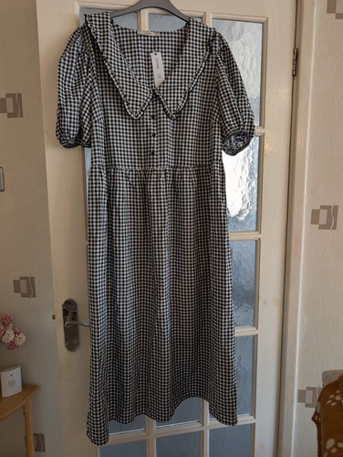 Ladies gingham midi - ladies,