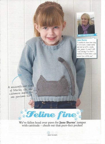 Knitting pattern for - , a