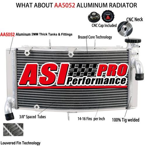 Aluminum radiator for - radiator,