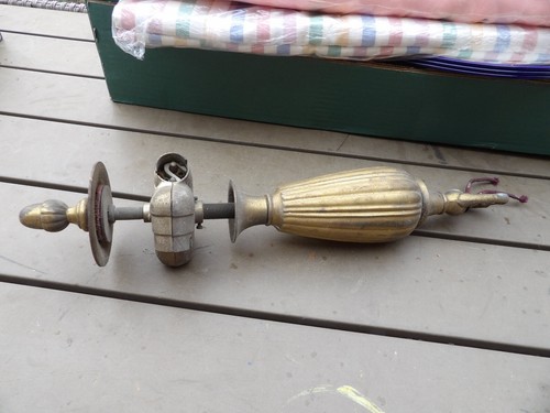 Vintage brass light fitting