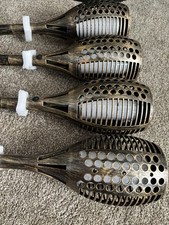 4X Flame Effect Solar Outdoor Lights Stake Garden Path Flickering Torch Lamp LED