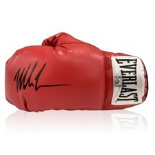 Mike Tyson Signed Red Boxing