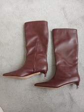 LADIES BOOTS KNEE HIGH PLUM